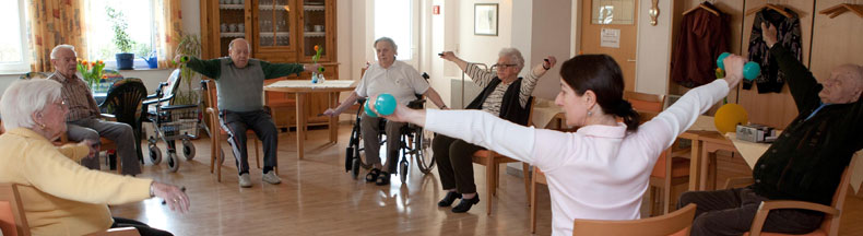 Gymnastik für Senioren in Betreutem Wohnen